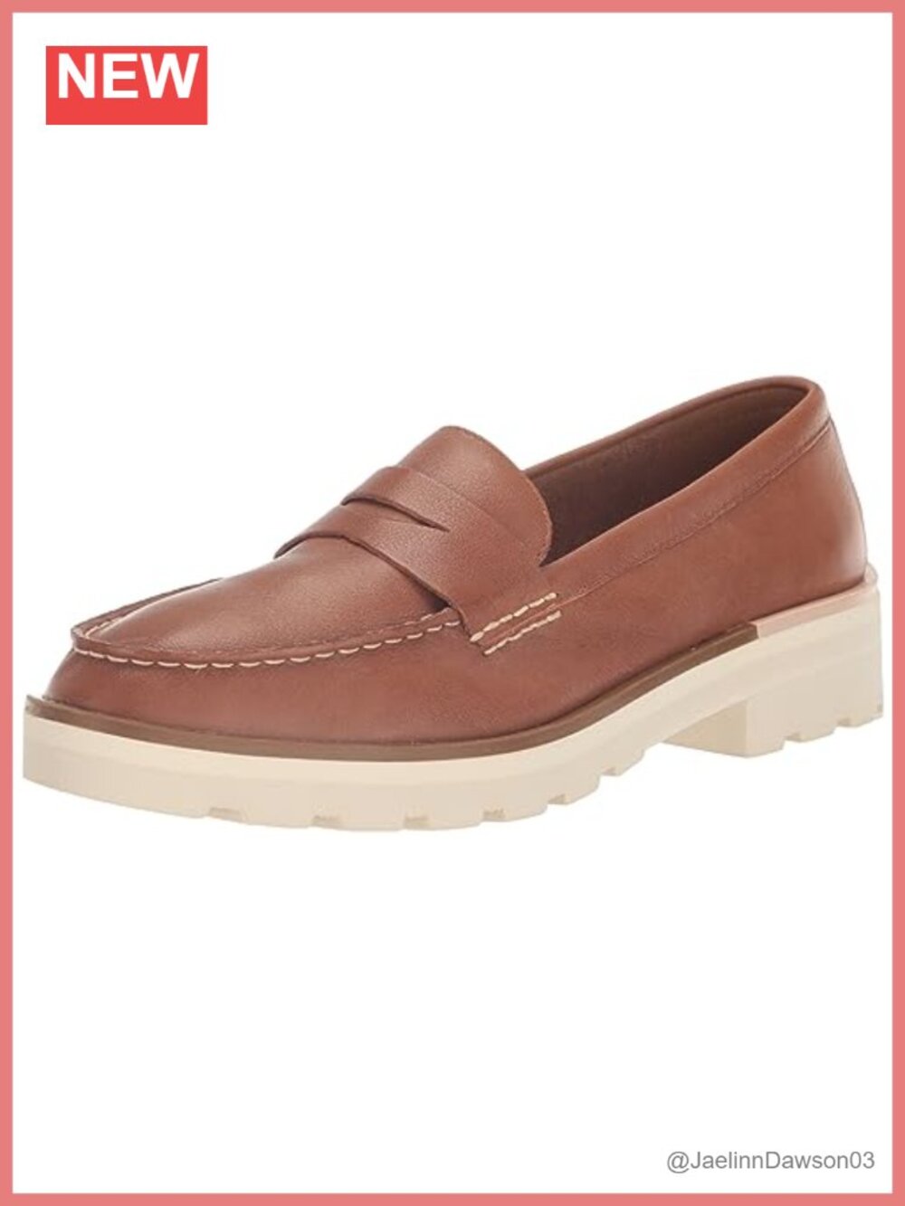Sperry Women's Chunky Penny Loafers Leather Memory Foam Comfort Slip-On
